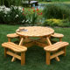 Unbranded Somerset Round Picnic Bench