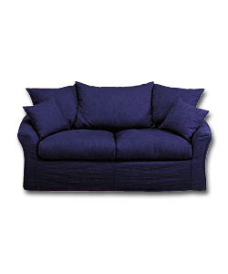Sommersby Navy Metal Action Sofa Bed
