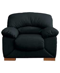 Sophia Leather Chair - Black