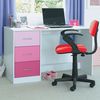 Painted range of furniture ideal for girls of all ages. Self assembly. 3 drawers. Measures 120W x 49