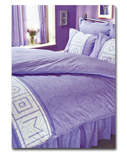 Single Fitted Lilac Valance Sheet