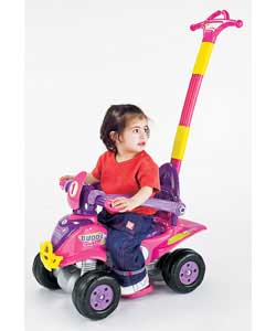 This Quad can be used in several positions:Rocker.Rocker with detachable parental handle.Baby