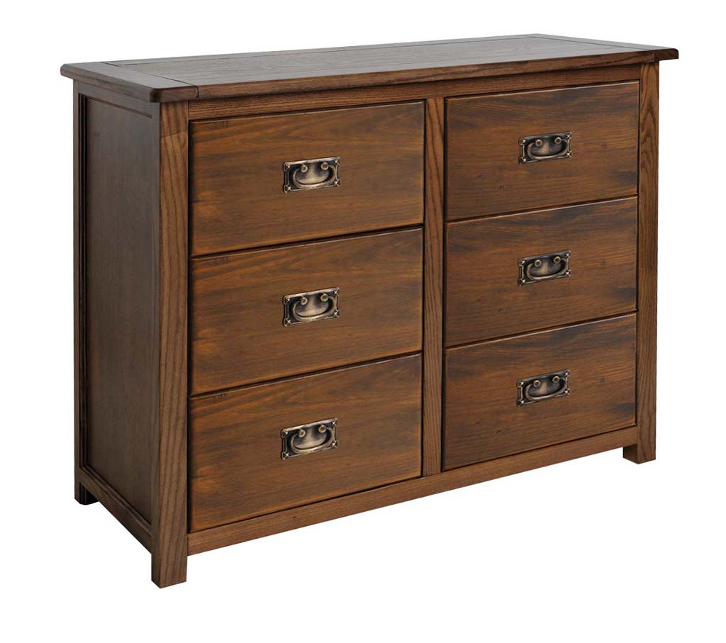 Unbranded Space2 boston antique brown 6 drawer chest