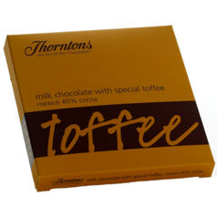 Unbranded Special Toffee in Milk Chocolate Block