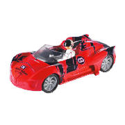 Unbranded Speed Racers Battle Vehicle With Figure