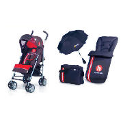This Hauck Speedsun H Fun pushchair features an umbrella fold for easy storage, and front lockable w
