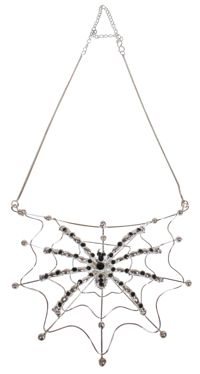 Unbranded Spider on Web Necklace
