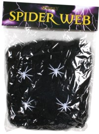 Unbranded Spiders Web with 4 spiders (Black Web)