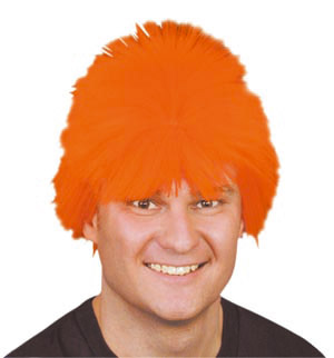Unbranded Spikey Scotsman wig, orange