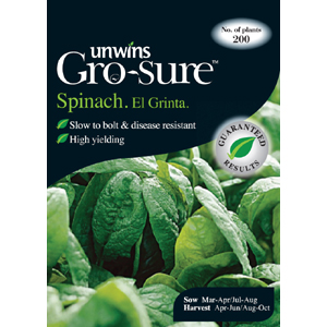 Unbranded Spinach El Grinta Vegetable Seeds