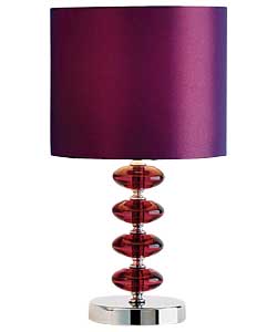 Unbranded Spiro Table Lamp - Blackcurrant