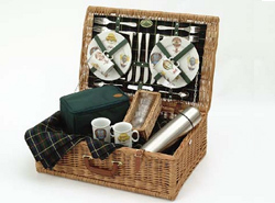 A basket with a ballooning theme  the perfect gift or self indulgence for all sporting men and