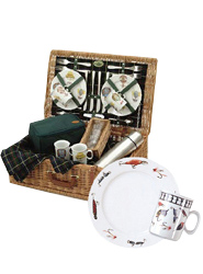 A basket with a fishing theme  the perfect gift or self indulgence for all sporting men and women