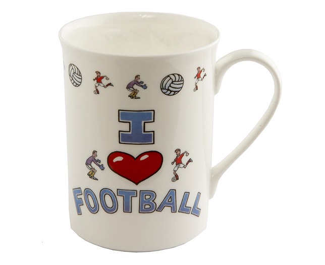 Unbranded Sports Mug - Football, Plain