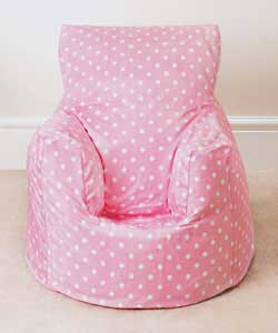 Unbranded Spots Bean Chair Cover - Pink
