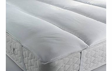 Thanks to Spundowns remarkably fine, highly compressible filling, this mattress topper will fit easily into most standard domestic washing machines. So youll never have to lug your bulky bedlinen to the local laundrette or dry cleaners again!Washes a