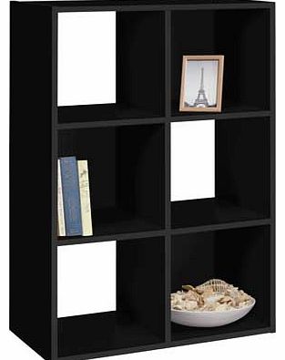 Squares 6 Cube Unit - Black