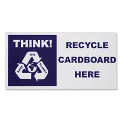 Create a recycling system within your office environmentTransform existing bins into a recycle bin