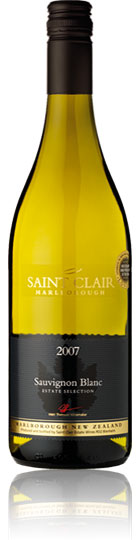 Unbranded St Clair Estate Selection Sauvignon Blanc 2007 Marlborough (75cl)