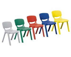 Unbranded Stackable classroom chairs