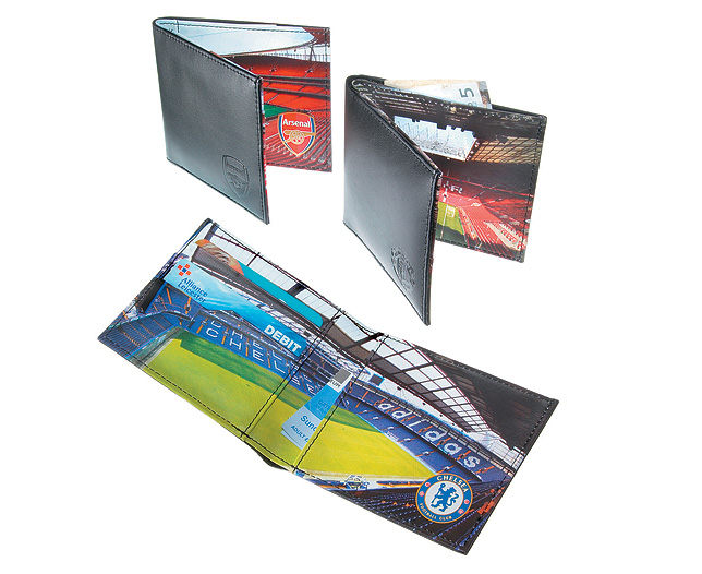 Unbranded Stadium Leather Wallets - Arsenal