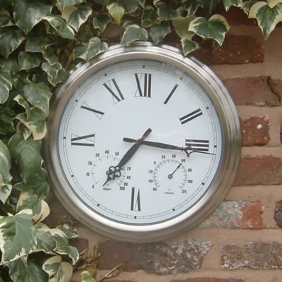 Unbranded Stainless Steel Clock