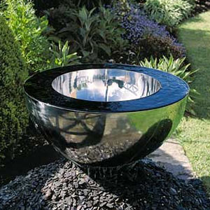 Stainless Steel Water Chalis Garden Feature