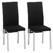 This pair of dining chairs from the Stanford range are a stylish and contemporary dining solution fo