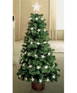 Includes 40 stars and 1 large star tree topper.Each small star measures 6cm, the large star