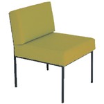 Steel-Frame Reception Chair-Birch