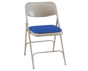 Unbranded Steel upholstered seat folding chair