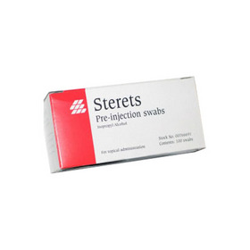 Unbranded Sterets Pre-Injection Swabs (Pk. 100)