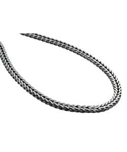 Sterling Silver Gents Foxtail Matt Chain