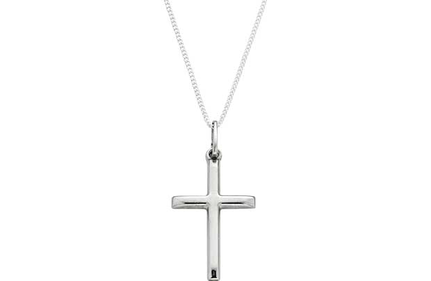 Unbranded Sterling Silver Plain Cross Pendant