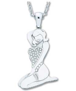 Sterling Silver Sexy Lady Pendant