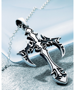 Sterling Silver Tribal Pendant