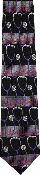 Unbranded Stethoscopes Graph Tie