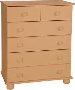 Unbranded Stirling 4   2 Drawer Chest - Pine Effect