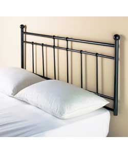 Stirling Graphite Traditional Double Headboard