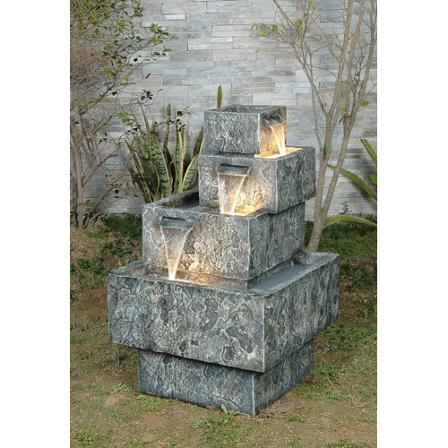 Unbranded Stone Cascade Water Feature