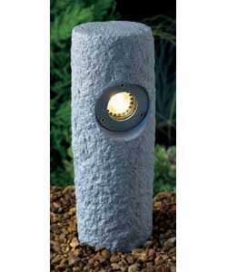 Stone Effect Light Post