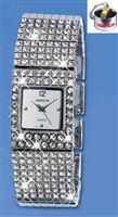 OVER 65% OFF. Cosmopolitan Bracelet Watch Wide bracelet watch part set with clear stones. Integral