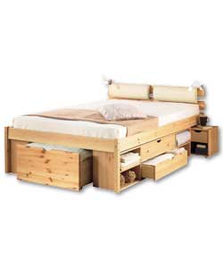 Storage Bed - Double/Luxury Firm Mattress