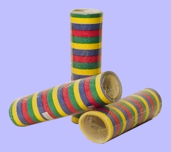 Streamers - Assorted - pack of 18 throws