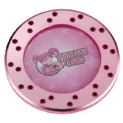 This pink Streetwise tax disc holder has a stylish design and is easy to fit with self adhesive.