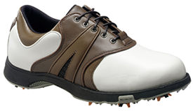 Stuburt E-Lite Sport Golf Shoe White/Brown