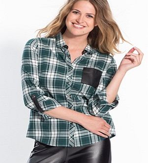 Unbranded Stylish Checked Blouse, Fuller Bust Fitting