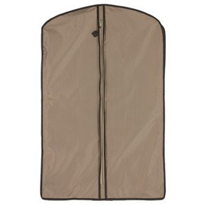 Suit Cover- Taupe / Black
