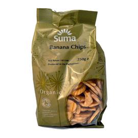 Unbranded Suma Organic Banana Chips - 250g