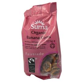 Unbranded Suma Organic Banana Coins - 125g